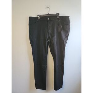 NWT Flying Banana Women's 24M Curvy Black Cotton‎ Stretchy High Rise Jeans